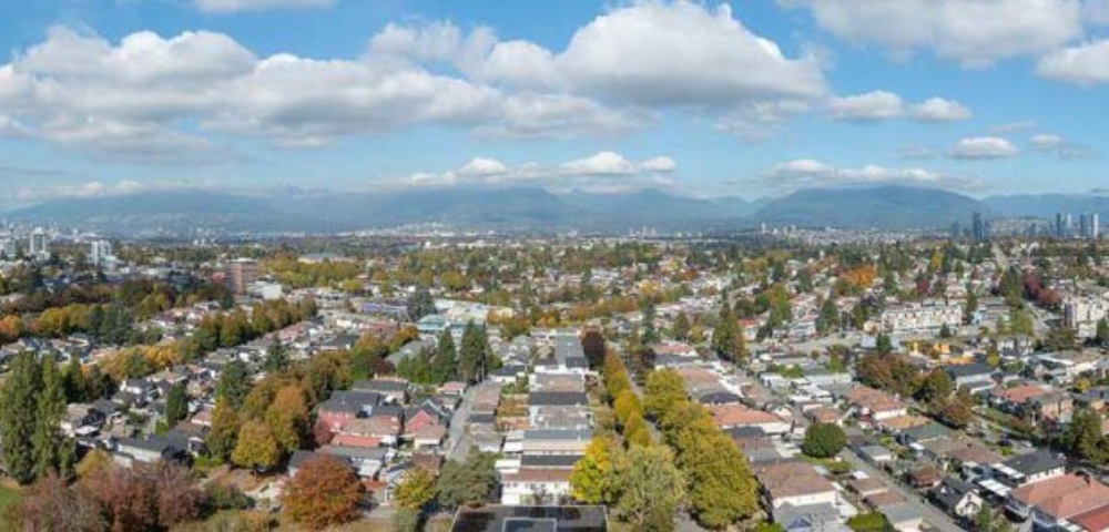 Aerial 360 future views South East Vancouver