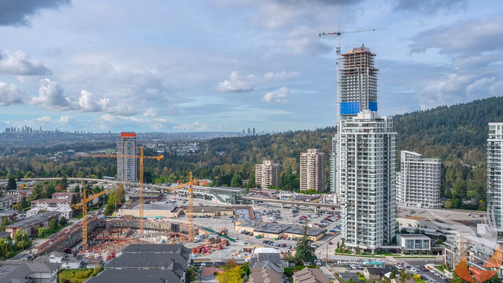 Aerial commercial buildings