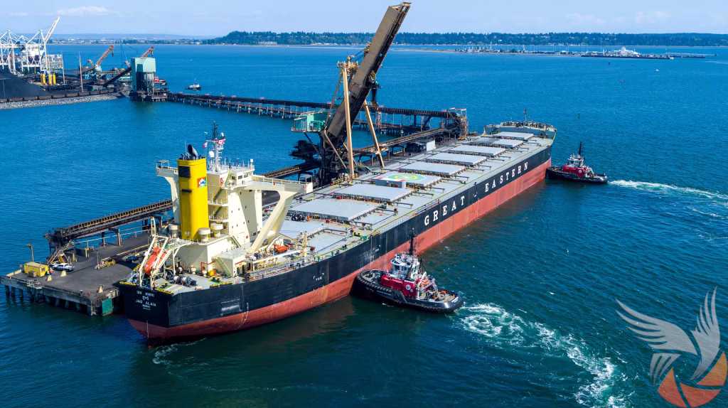 Aerial ship berthing
