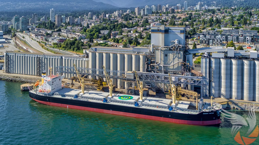 Aerial ship loading
