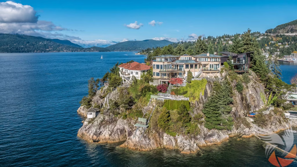 Aerial architecture ocean front